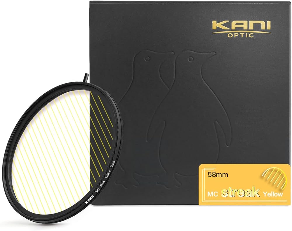 Amazon | KANI 58mm 斜光フィルター MC Streak Yellow アナモル